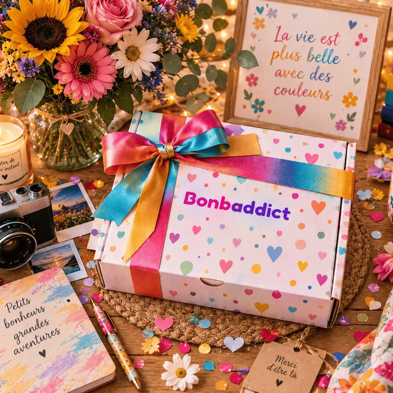 Box Bonbon Multicolore