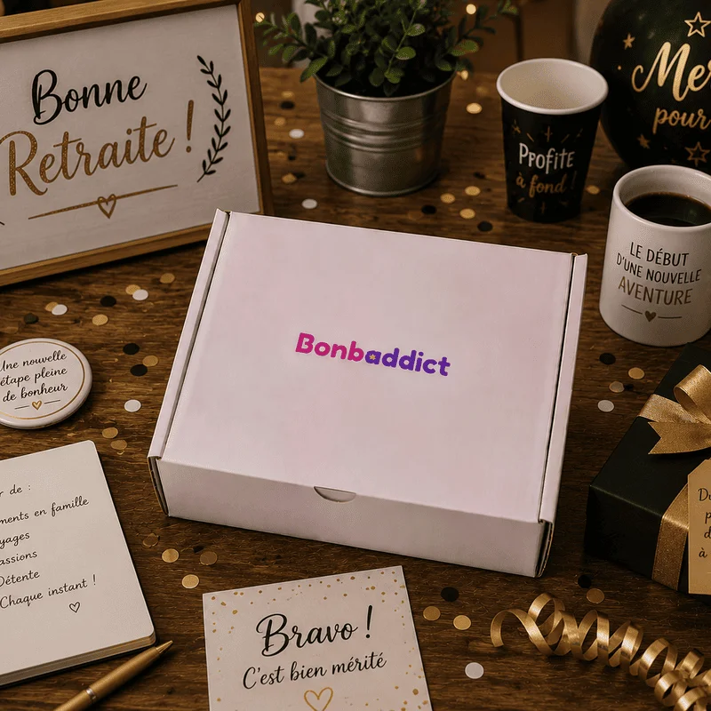 Box bonbon noir et marron