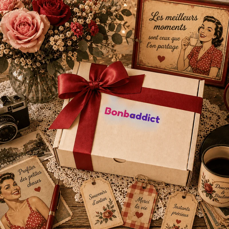 Box bonbon rétro