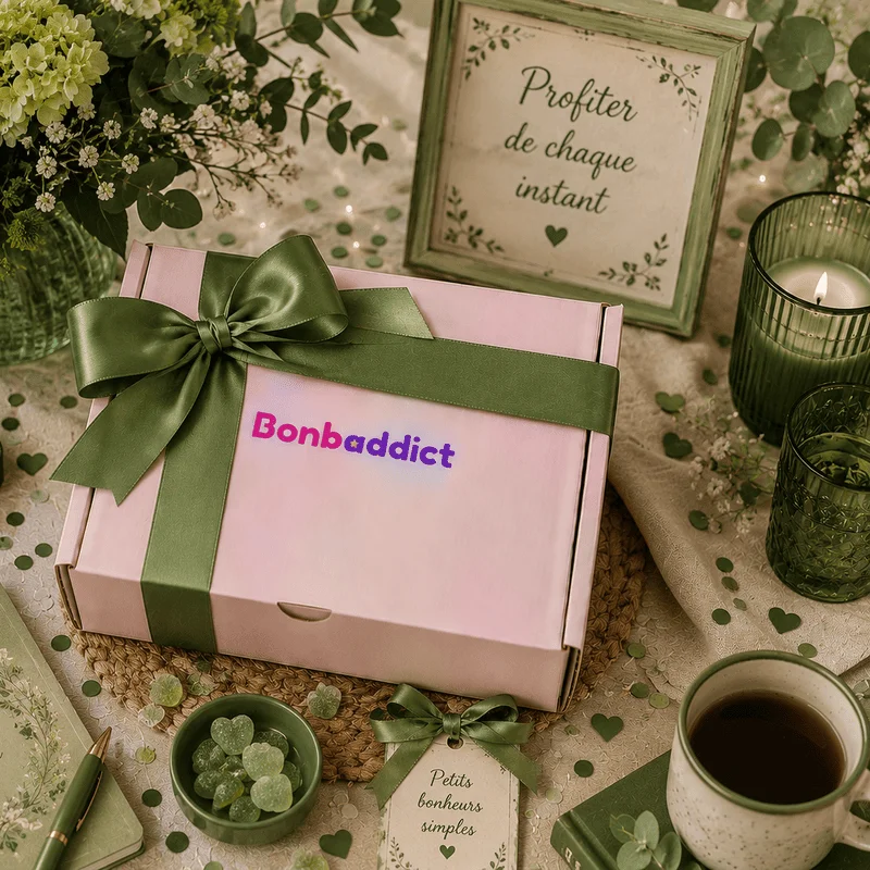 Box bonbon verte